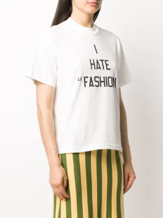 I Hate Fashion 印花T恤展示图