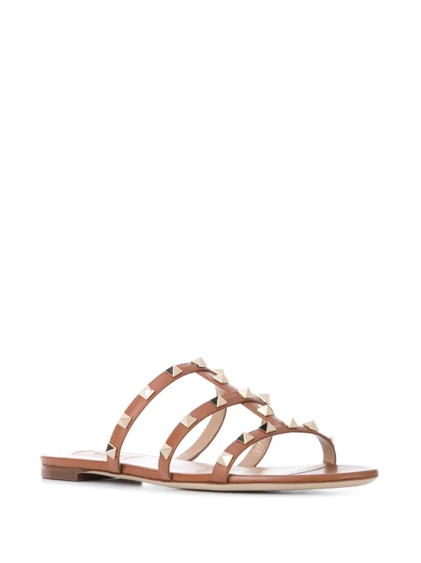 rockstud flat slide sandal