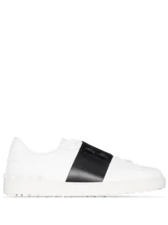 valentino rockstud trainers white