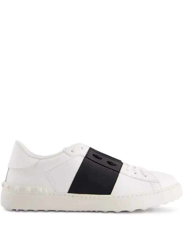 スニーカー VALENTINO GARAVANI WHITE LEATHER SNEAKERS 15357820_58557265_600.jpg