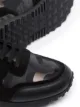 Image 2 of Valentino Garavani Rockrunner metallic camouflage-print sneakers