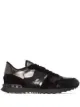 Image 1 of Valentino Garavani Rockrunner metallic camouflage-print sneakers