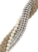 Miu Miu woven embellished necklace