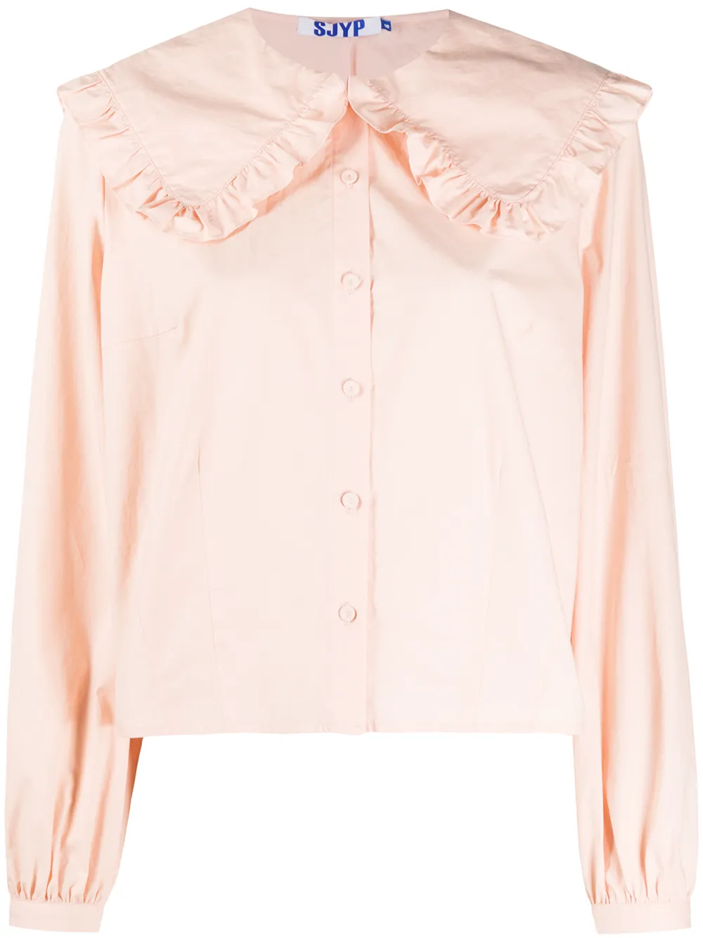 фото Sjyp frill collar blouse