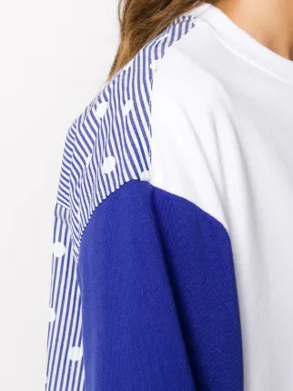 panelled cotton sweatshirt展示图