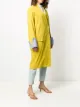 Jejia contrasting-cuff double-breasted coat