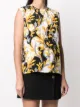 Versace printed silk top