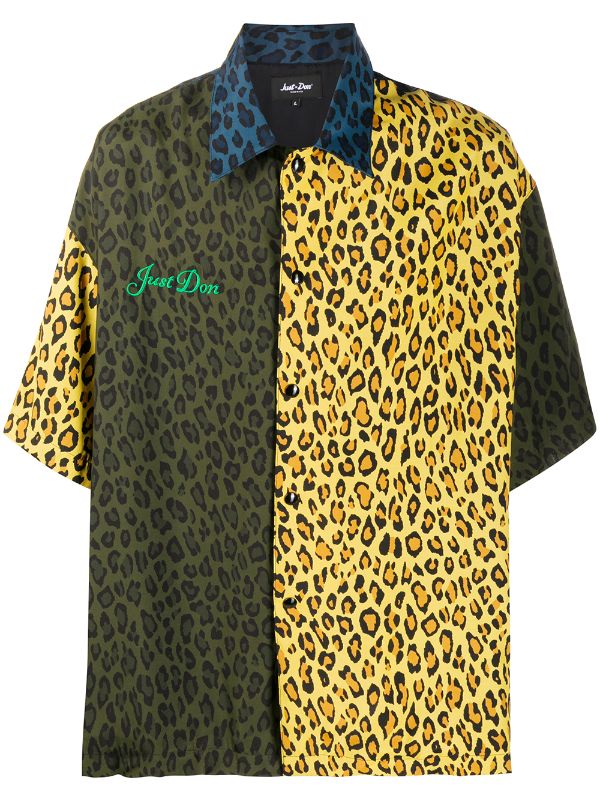 colorful leopard print shirt