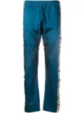 Just Don contrast-stripe track pants - Blue