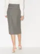 WARDROBE.NYC x Browns 50 checked wrap midi skirt