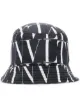 Image 1 of Valentino VLTN logo pattern bucket hat