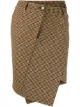 Image 1 of Balenciaga houndstooth twisted mini skirt