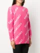 Balenciaga all-over logo-print jumper