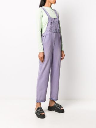 color washed overall jeans展示图