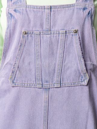 color washed overall jeans展示图