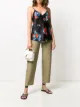 Image 2 of Tory Burch Tea Rose silk-jacquard camisole