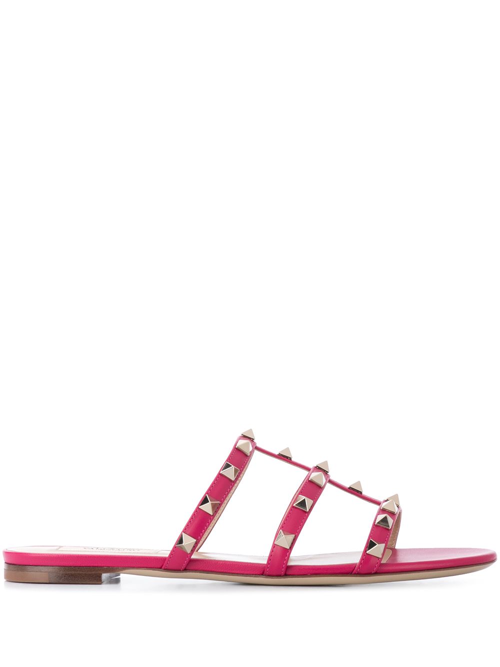 Valentino rockstud sale slides pink