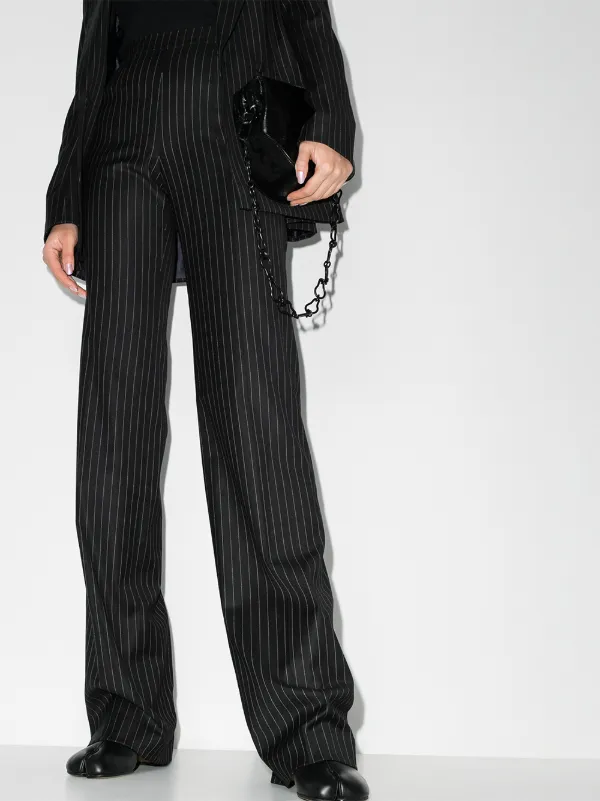 pinstripe bootcut pants mens