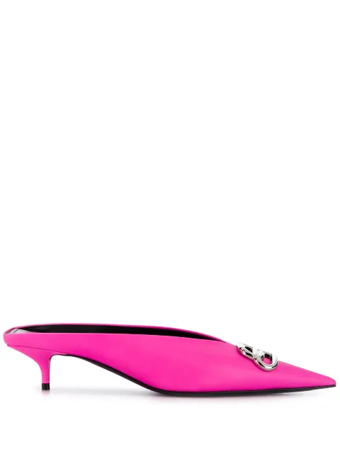 balenciaga scrunch knife mules