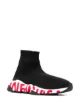Afbeelding 1 van Balenciaga Speed sneakers met graffitiprint