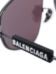 Balenciaga Eyewear Tag Pilot rectangle-frame sunglasses