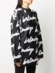 Balenciaga logo crew neck jumper