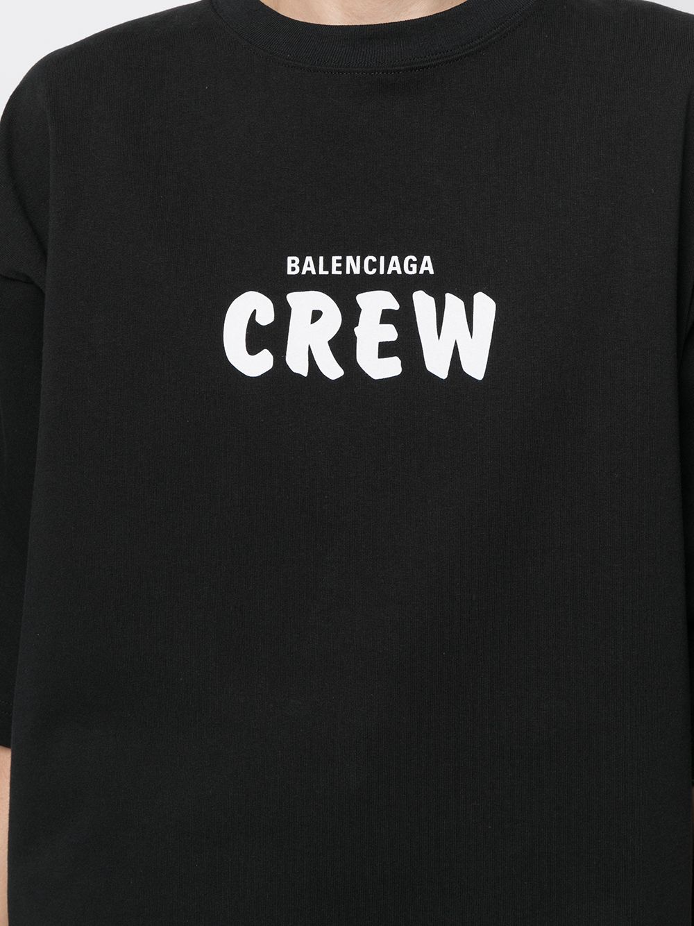 фото Balenciaga футболка crew с логотипом