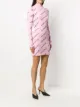 Balenciaga logo-print knit dress