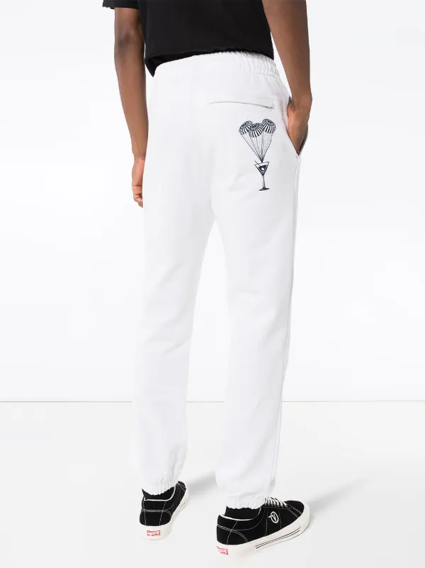 boys white track pants