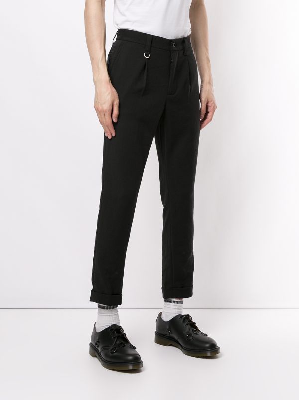 Sophnet. Double Cuff Slim Fit Tuck Pants - Farfetch