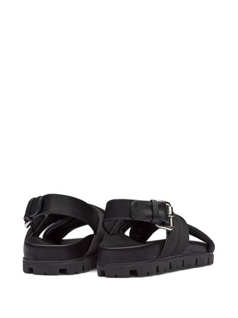 prada padded strap sandals