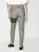 Thom Browne 4-Bar print check trousers