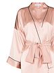 Olivia von Halle Mimi Oyster short robe