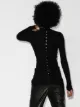 Paco Rabanne ribbed roll-neck jumper