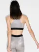 Paco Rabanne metallic sports bra