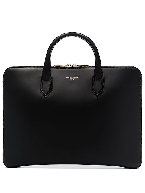 Dolce & Gabbana maletín con logo en relieve