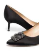 Image 2 of Manolo Blahnik Hangisi 50mm bejewelled detail pumps