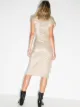 Paco Rabanne asymmetric ruched midi dress