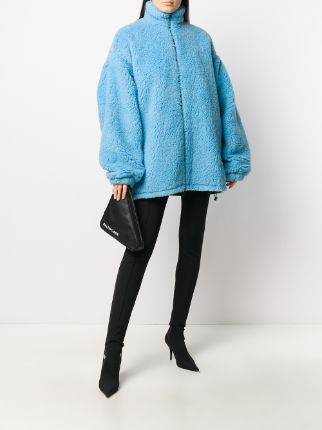 oversized fleece coat展示图