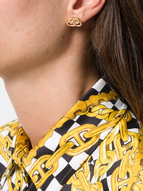 balenciaga earrings bb