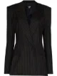 Image 1 of CLAN pinstripe double-breasted blazer jacket