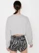 P.E Nation embroidered logo cropped sweatshirt