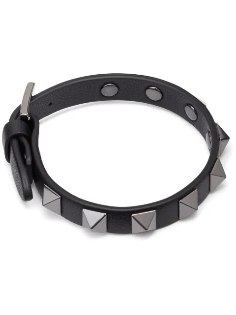 Valentino Garavani Rockstud 皮质手环