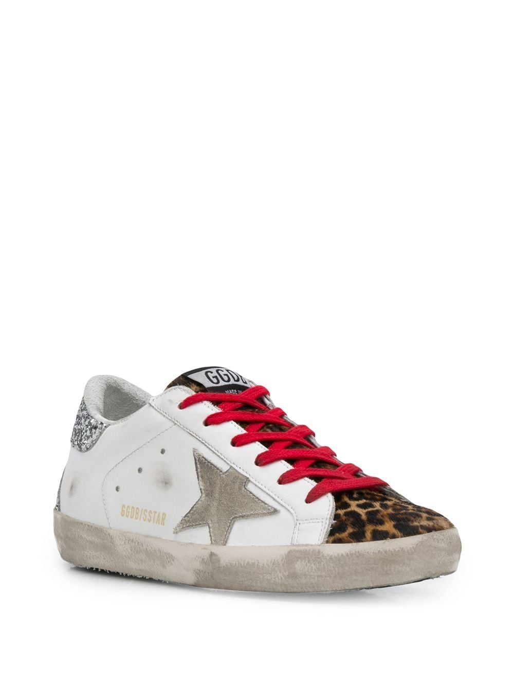 Image 2 of Golden Goose Super-Star leopard-print sneakers