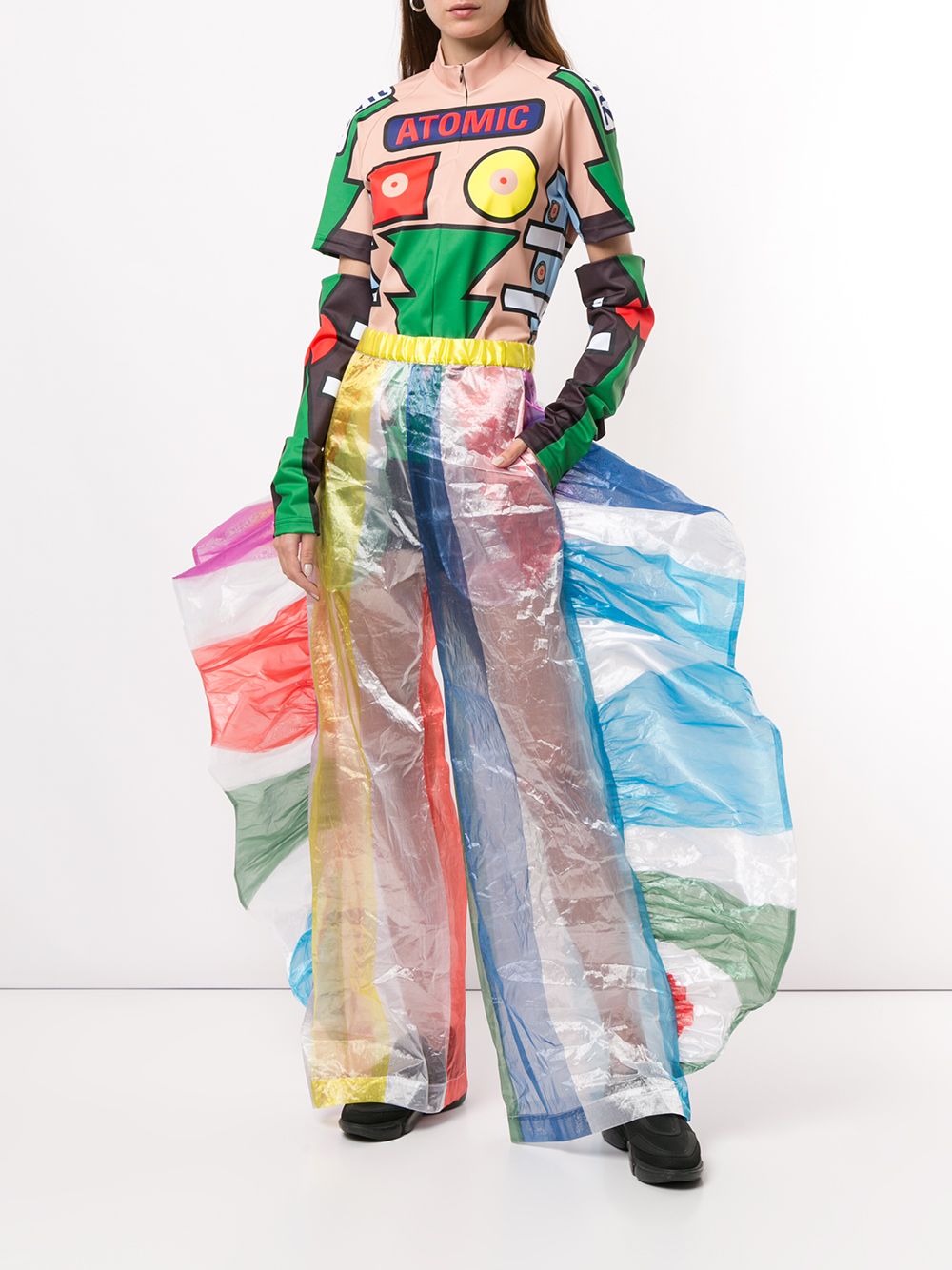 фото Walter van beirendonck топ с принтом radiate beauty