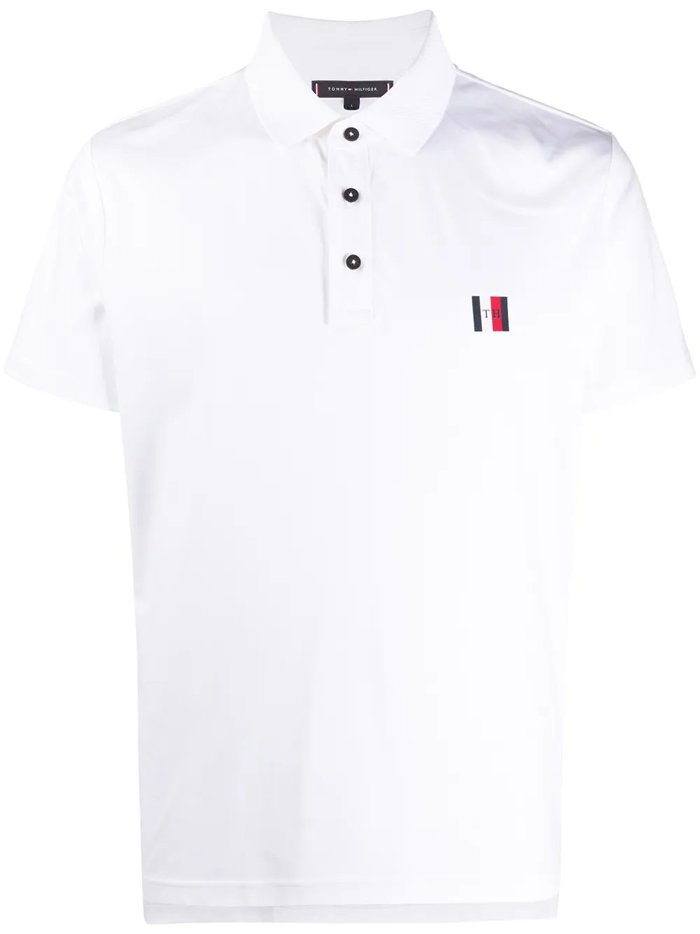 tommy hilfiger white polo shirt