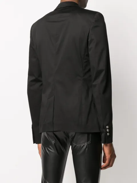 balmain single button blazer