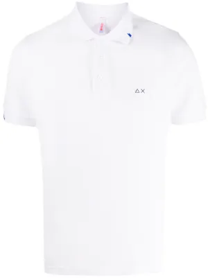 SUN68 Luxury Fashion Mens Polo Shirt Summer Blue