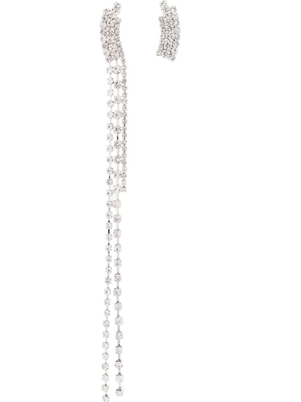 short and long earrings