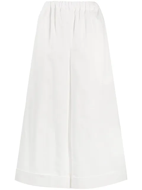Comme Des Garçons cropped wide-leg trousers